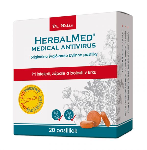 HERBALMED Medical Antivirus Dr. Weiss 20 pastiliek