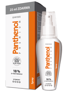 Panthenol 10% SWISS PREMIUM spray s aloe 150+25 ml ZADARMO
